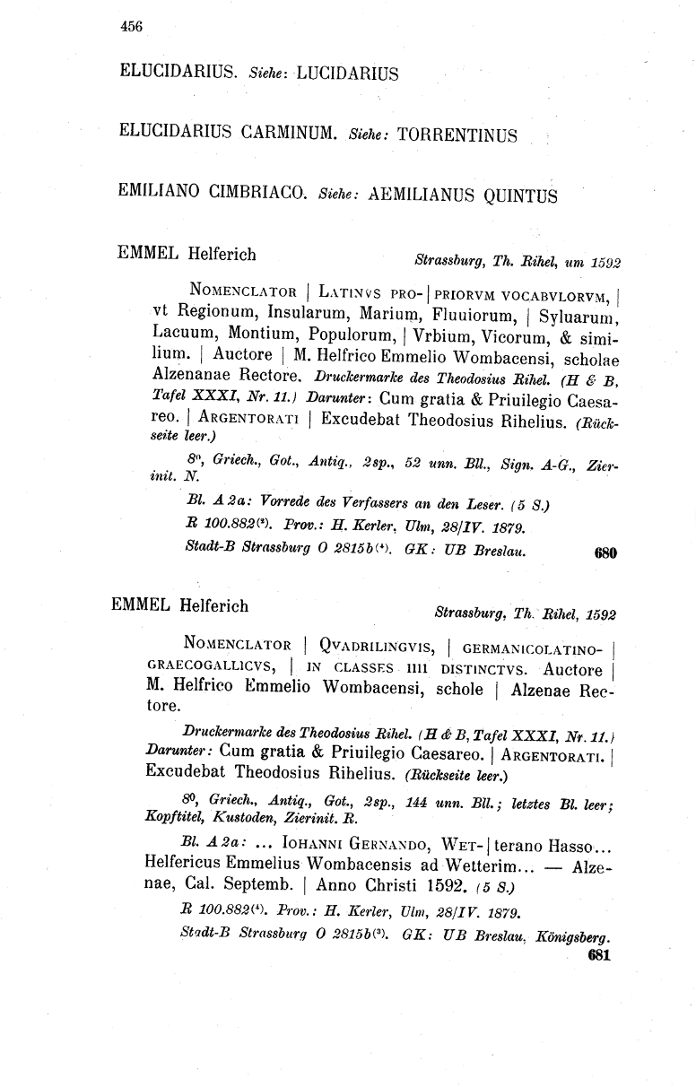 Une page du troisième volume, en allemand