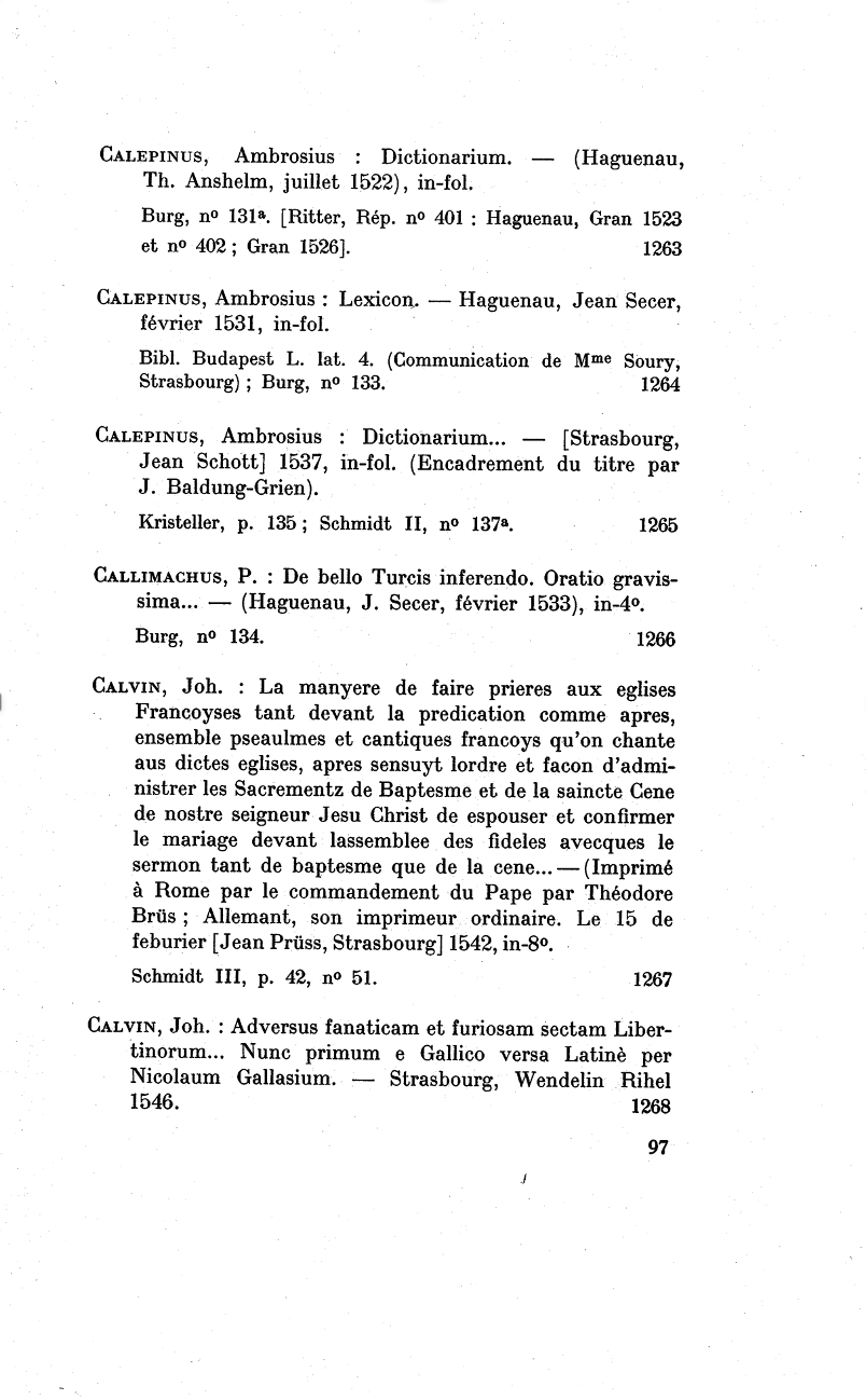 Une page du premier volume du Ritter